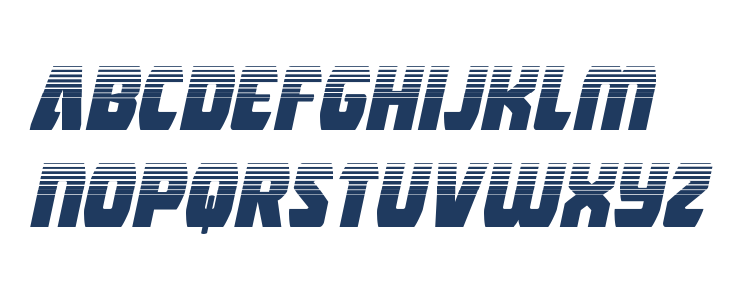 Intergalactic Halftone Italic Lowercase