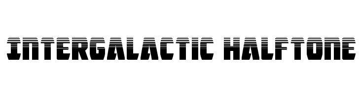 Intergalactic Halftone  Frei Schriftart Herunterladen