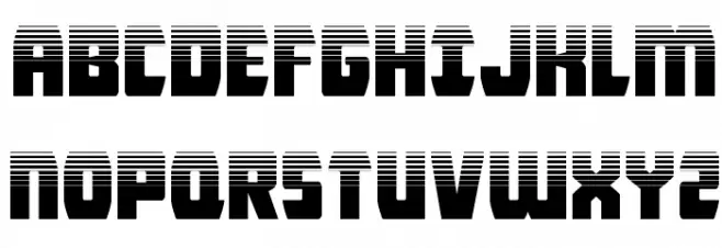 Intergalactic Halftone Polices MAJUSCULES