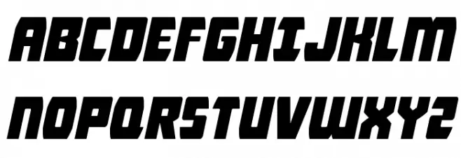 Intergalactic Italic Fonte MAIÚSCULAS