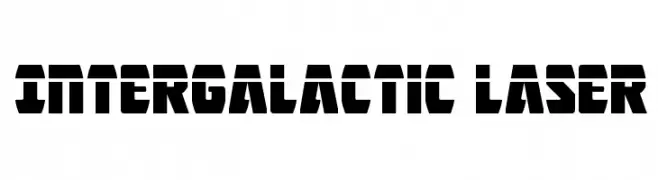 Intergalactic Laser  Fuentes Gratis Descargar