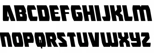 Intergalactic Leftalic 字体 小写