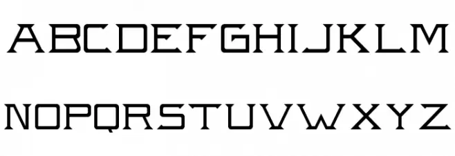Intergalactik Airlines Light Font Litere mari
