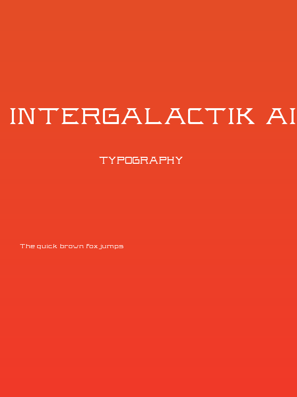 Intergalactik Airlines Light Poster