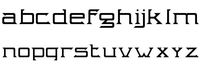 Intergalactik Airlines Light Font LOWERCASE