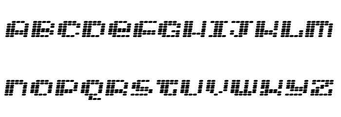 Intergalaktika 2 Font LOWERCASE