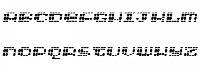 Intergalaktika 2 Font LOWERCASE