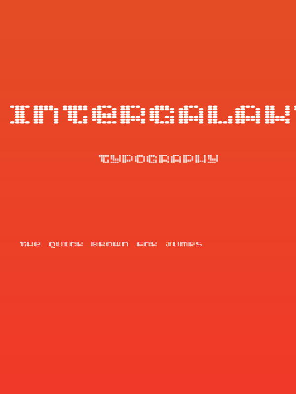 Intergalaktika Poster