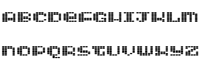 Intergalaktika Font LOWERCASE