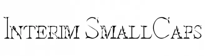 Interim SmallCaps  baixar fontes gratis