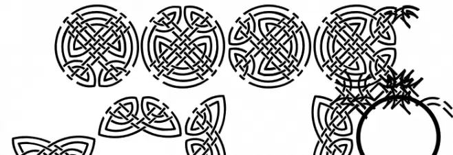 Interlace Set Fonte MAIÚSCULAS
