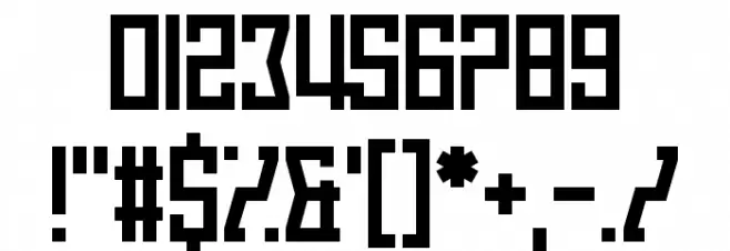 Interlewd Font OTHER CHARS