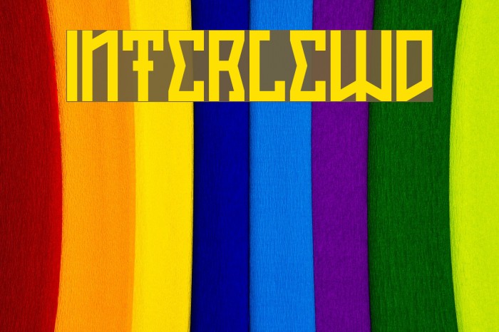 Interlewd フォント examples