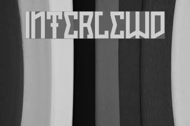 Interlewd Font examples