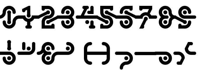 Interlock Regular Font OTHER CHARS