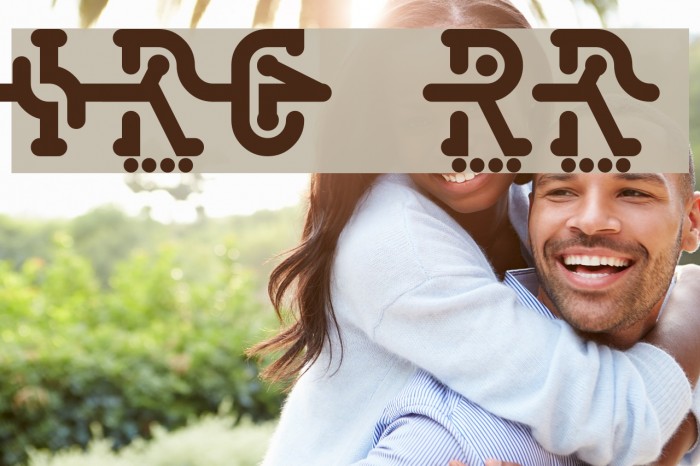 Interlock Regular Font examples