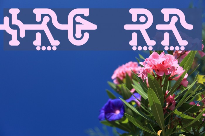 Interlock Regular Font examples
