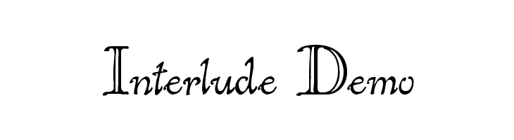 Interlude Demo Font