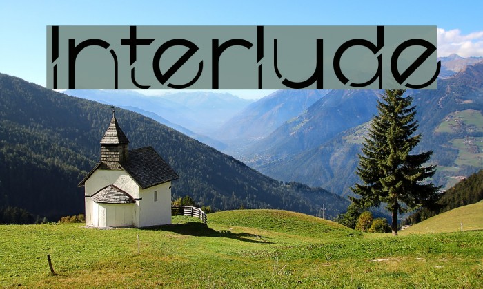 Interlude Font examples