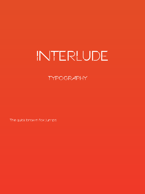 Interlude Poster
