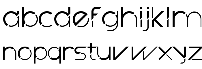 Interlude Font LOWERCASE