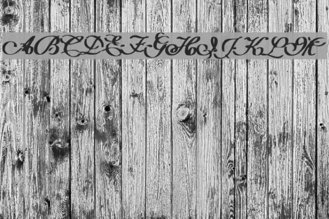 Intermission Font examples