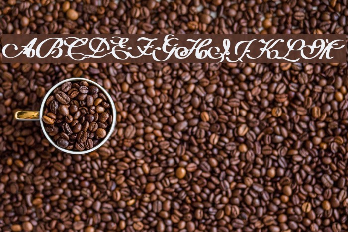 Intermission Schriftart examples