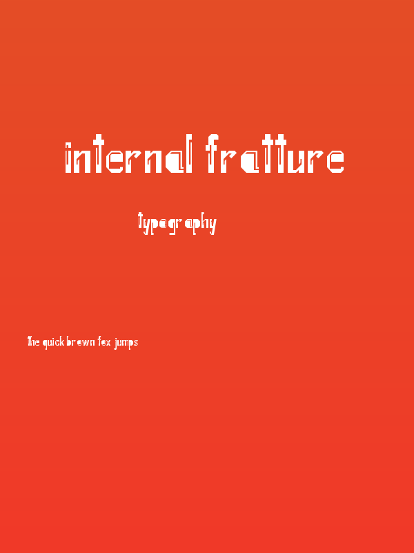 Internal Fratture Poster