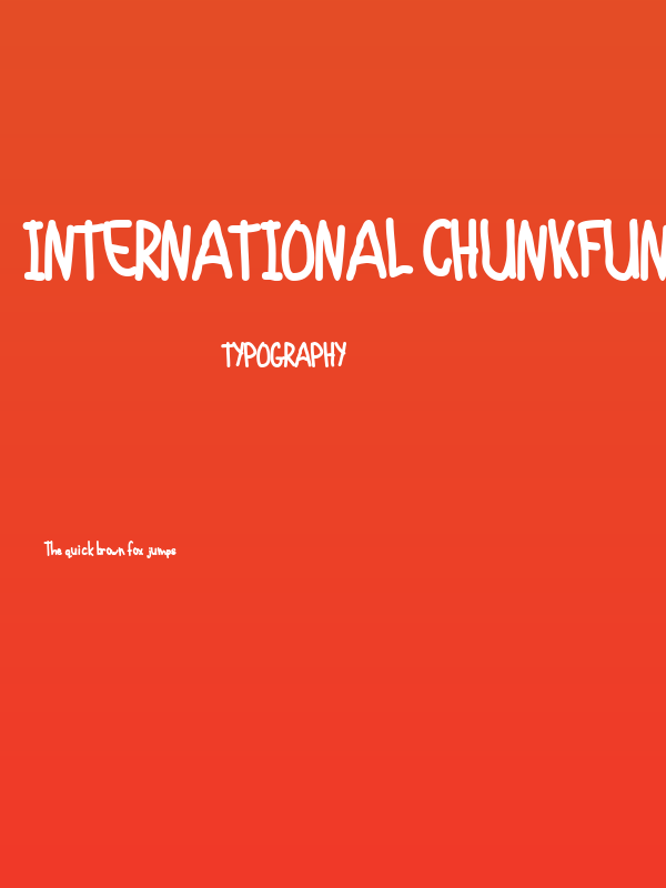 International Chunkfunk Poster