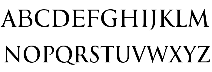 International Regular Font LOWERCASE