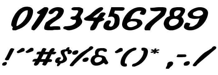 International Super Hero Exp Font OTHER CHARS