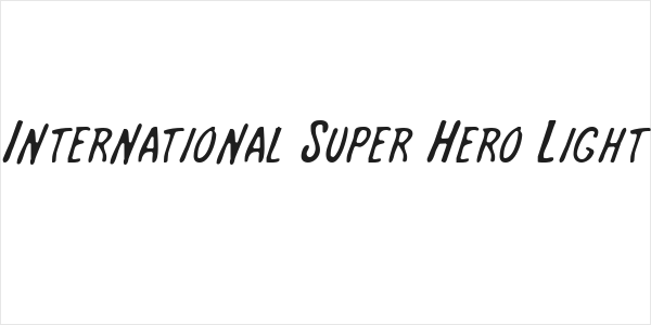 International Super Hero Light Logo