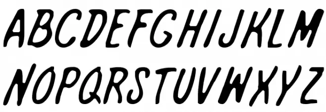 International Super Hero Light फ़ॉन्ट लोअरकेस