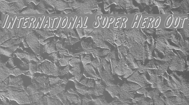 International Super Hero Out Caratteri examples