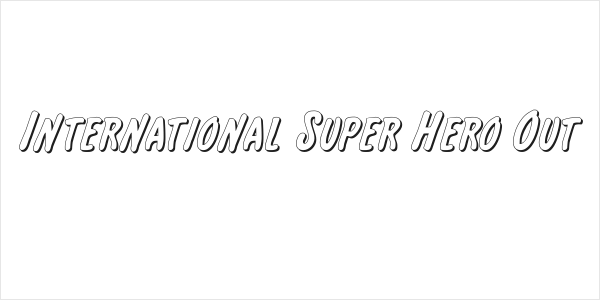 International Super Hero Out Logo