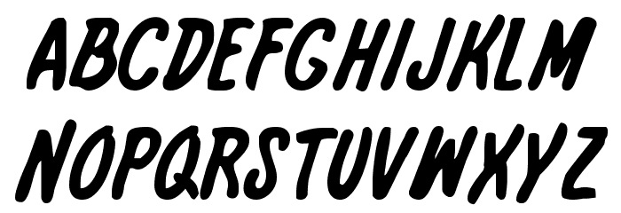 International Super Hero Font LOWERCASE