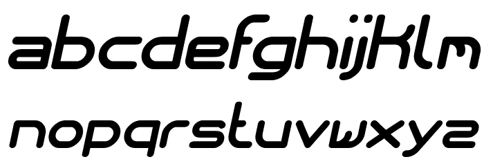 Internationalist Bold Italic Font LOWERCASE