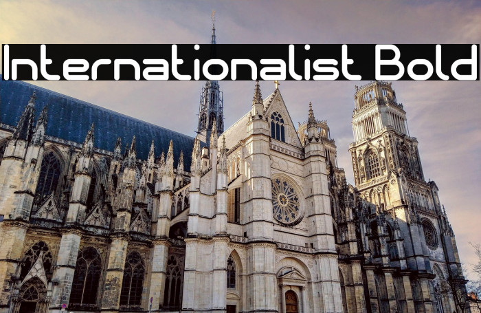 Internationalist Bold Example 1
