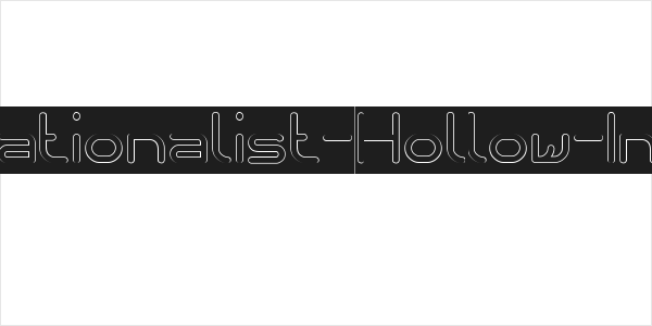 Internationalist-Hollow-Inverse Logo