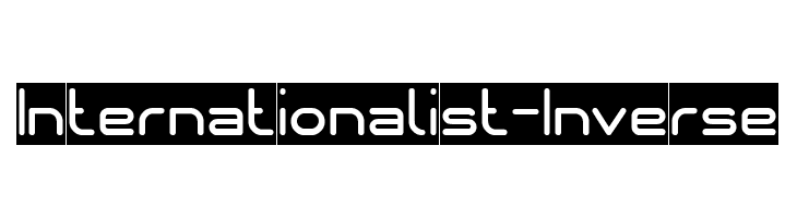 Internationalist-Inverse  免费字体下载