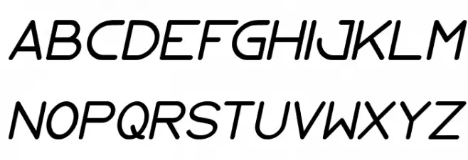 Internationalist Italic 字体 大写