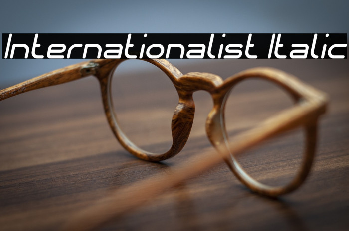Internationalist Italic Example 1