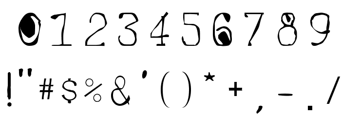Internet Font OTHER CHARS
