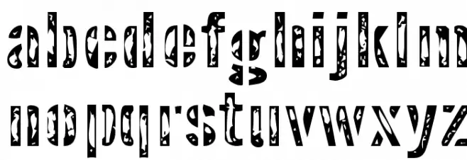 InterplanetaryCrap-Regular Schriftart Kleinbuchstaben