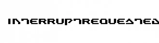 InterruptRequested  Скачать бесплатные шрифты