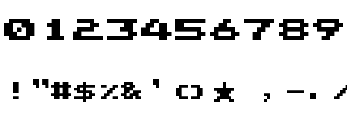 InterruptRequested Font OTHER CHARS