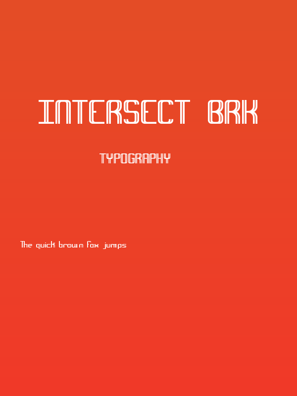 Intersect BRK Poster