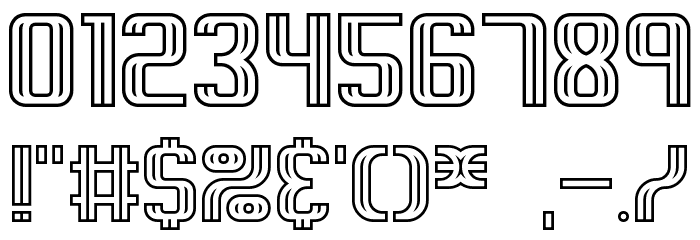 Intersect C BRK Font OTHER CHARS