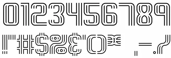 Intersect O BRK Schriftart Anderer Schreiben