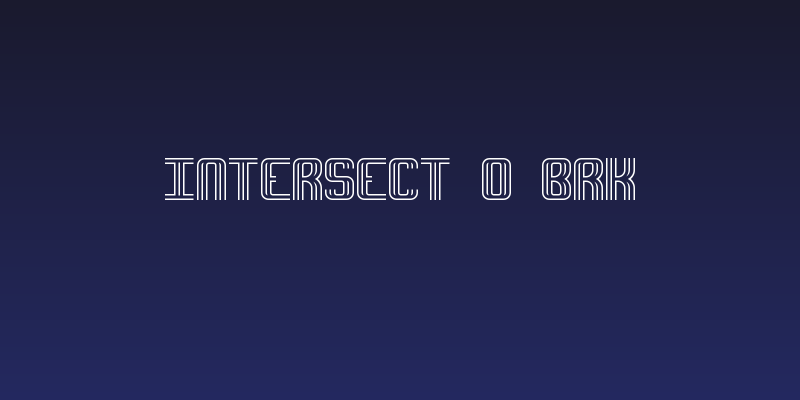 Intersect O BRK Social Header